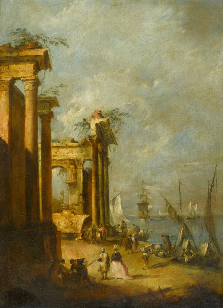 Rovine romane vicino alla laguna - North Carolina Museum of Art, Raleigh